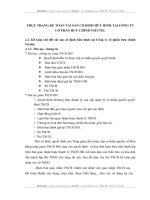 THỰC TRẠNG KẾ TOÁN TÀI SẢN CỐ ĐỊNH HỮU HÌNH TẠI CÔNG TY CỔ PHẦN BƯU CHÍNH VIETTEL