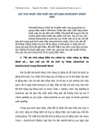 THỦ THUẬT Word 2003 Wip