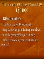 TẬP ĐỌC: SẦU RIÊNG