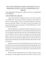 THỰC TRẠNG TÌNH HÌNH TÀI CHÍNH VÀ HOẠT ĐỘNG SẢN XUẤT KINH DOANH TẠI CÔNG TY XÂY LẮP VÀ KINH DOANH VẬT TƯ THIẾT BỊ