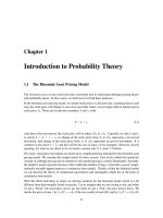 Introduction to Probability Theory