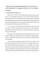 MỘT SỐ KIẾN NGHỊ NHẰM HOÀN THIỆN CÔNG TÁC KẾ TOÁN LƯU CHUYỂN HÀNG HÓA  VÀ  XĐKQKD TẠI TỔNG CTY CP VTNN NGHỆ AN