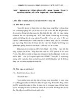 Thực trạng hoạt động sản xuất – Kinh doanh của HTX dịch vụ trung hà tiến thịnh mê linh vĩnh phúc