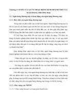 Chương 1 CƠ SỞ LÝ LUẬN VỀ HOẠT ĐỘNG KINH DOANH THẺ CỦA NGÂN HÀNG THƯƠNG MẠI