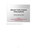 Writing tcpdump Filters