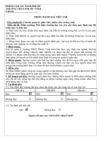 các tiêu chí của tôi