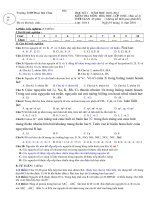 Bài kiểm tra 45'''' lần 2 lớp 10NC