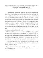 MỘT SỐ GIẢI  PHÁP VÀ KIẾN NGHỊ NHẰM HOÀN THIỆN CÔNG TÁC HUY ĐỘNG VỐN TẠI SGDI NHCT VN