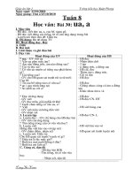 giao an tuan 8 den t 11