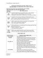 Kế hoạch tuần 2- Chủ điểm gia đình