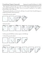 Nghệ thuật xếp hình Nhật Bản: GUESS