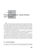Resource Disposal, Input-Output, and Threads