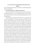 LÝ LUẬN CƠ BẢN VỀ TTKDTM TRONG NỀN KINH TẾ THỊ TRƯỜNG