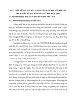 GIẢI PHÁP NÂNG CAO CHẤT LƯỢNG TÍN DỤNG ĐỐI VỚI SỞ GIAO DỊCH NGÂN HÀNG CHÍNH SÁCH XÃ HỘI VIỆT NAM