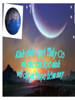 Sự chuyển động của Trái đất quanh mặt trời