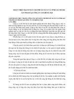 HOÀN THIỆN HẠCH TOÁN CHI PHÍ SẢN XUẤT VÀ TÍNH GIÁ THÀNH SẢN PHẨM TẠI CÔNG TY CƠ KHÍ HÀ NỘI