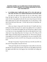 PHƯƠNG HƯỚNG VÀ CÁC BIỆN PHÁP CƠ BẢN NHẰM HOÀN THIỆN QUÁ TRÌNH TỔ CHỨC LƯU THÔNG PHÂN BÓN VÔ CƠ Ỏ VIỆT NAM HIỆN NAY