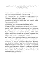 TÌNH HÌNH HOẠT ĐỘNG PHÂN TÍCH TÀI CHÍNH TẠI CÔNG TY DƯỢC PHẨM TRUNG ƯƠNG I