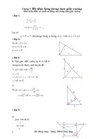 Giải bài tập hình 9