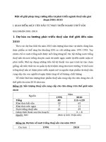 Một số giải pháp tăng cường đầu tư phát triển ngành thuỷ sản giai đoạn 2001