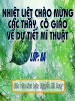 giao an my thuat 8 tiet 14 .day thao giang