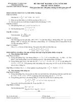 Đáp án thi thử đại học môn toán khối D lần 2 năm 2010 (1)