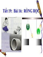 Tiết 19 bài 16 Rong roc.ppt