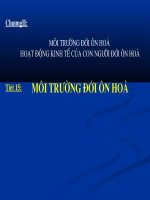 Bài 13: Môi trường đới ôn hòa
