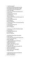 Trắc nghiệm Vốn và tài sản