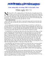 Người thầy cần năng động