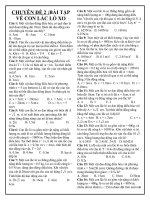 Tài liệu ôn thi đại học môn Lý rất hay