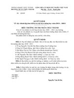 Kế hoạch kiểm tra nội bộ