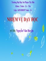phan tich nhiem vu cua giao duc