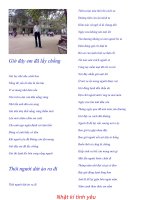 Thơ tình yêu và cuộc sống