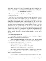 GIẢI PHÁP PHÁT TRIỂN QUẢN TRỊ QUAN HỆ KHÁCH HÀNG TẠI NGÂN HÀNG NÔNG NGHIỆP VÀ PHÁT TRIỂN NÔNG THÔN CHI NHÁNH TỈNH HẢI DƯƠNG