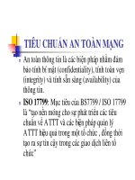 Tiêu chuẩn an toàn mạng