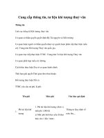 Cung cấp thông tin, tư liệu khí tượng thuỷ văn