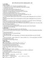 ĐỀ CƯƠNG ÔN TẬP TOÁN 6 HKI