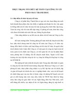 THỰC TRẠNG TỔ CHỨC KẾ TOÁN TẠI CÔNG TY CỔ PHẦN MAY THANH HOÁ