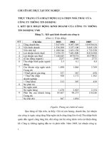 THỰC TRẠNG CỦA HOẠT ĐỘNG LỰA CHỌN NHÀ THẦU CỦA CÔNG TY THÔNG TIN DI ĐỘNG