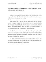 THỰC TRẠNG QUẢN LÝ QUY HOẠCH VÀ CẤP PHÉP XÂY DỰNG TRÊN ĐỊA BÀN QUẬN BA ĐÌNH