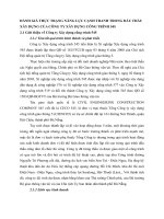 ĐÁNH GIÁ THỰC TRẠNG NĂNG LỰC CẠNH TRANH TRONG ĐẤU THẦU XÂY DỰNG CỦA CÔNG TY XÂY DỰNG CÔNG TRÌNH 545