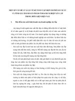 MỘT SỐ VẤN ĐỀ LÝ LUẬN VỀ KẾ TOÁN TẬP HỢP CHI PHÍ SẢN XUẤT VÀ TÍNH GIÁ THÀNH SẢN PHẨM Ở DOANH NGHIỆP XÂY LẮP TRONG ĐIỀU KIỆN HIỆN NAY