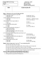 Kiểm Tra 1 tiết - Lý thuyết