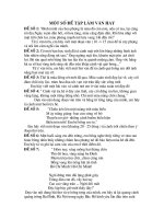 một số đề văn hay