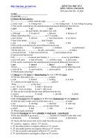 Tham khảo Anh_10 HK I_1