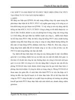 CÁC GÓP Ý VÀ GIẢI PHÁP VỀ TỔ CHỨC THỰC HIỆN CÔNG TÁC PTCV TẠI CÔNG TY TƯ VẤN XÂY DỰNG ĐIỆN I