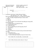 de kiem tracuoi ki I