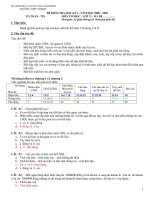 Đề thi HKI Tin 12 - THPT YERSIN