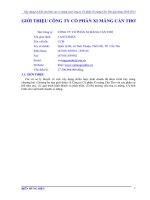 GIỚI THIỆU CÔNG TY CỔ PHẦN XI MĂNG CẦN THƠ